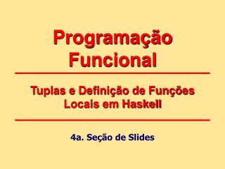 programa o funcional