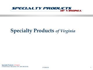 Specialty Products of Virginia