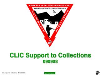 CLIC Support to Collections 090908