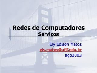 redes de computadores servi os