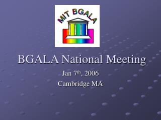 BGALA National Meeting