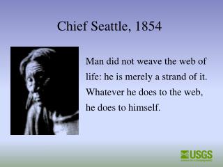 Chief Seattle, 1854