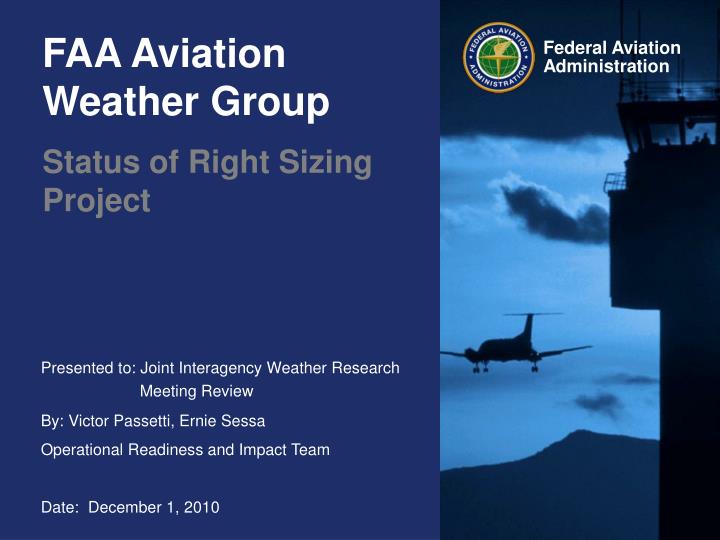 faa aviation weather group