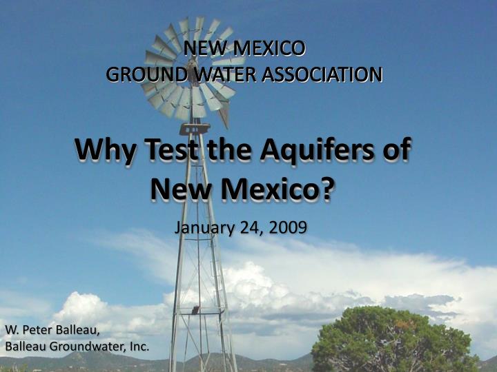 new mexico ground water association