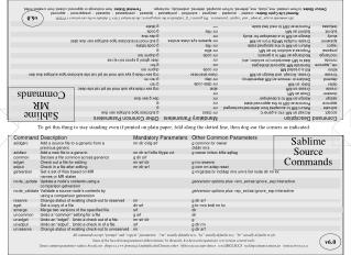 Command addgsrc addisrc common edget edput getversion node_update node_validate reserve sget