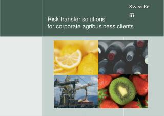 Risk transfer solutions for corporate agribusiness clients