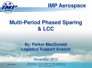 Multi-Period Phased Sparing &amp; LCC