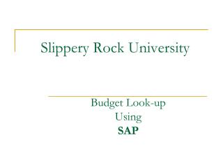 Slippery Rock University