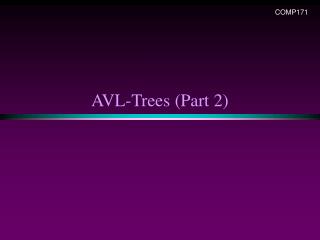 AVL-Trees (Part 2)