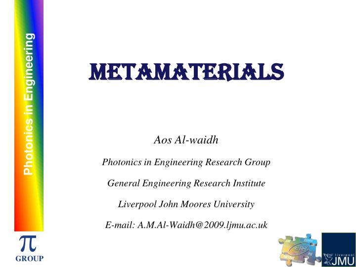 metamaterials