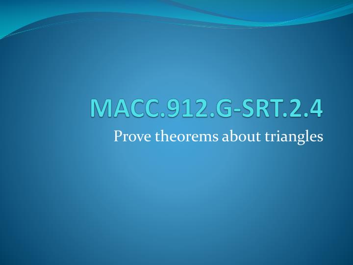 macc 912 g srt 2 4