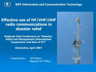WFP Information and Communication Technology