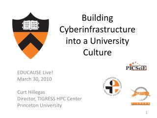 Building Cyberinfrastructure into a University Culture