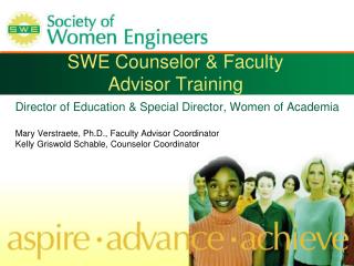SWE Counselor &amp; Faculty Advisor Training