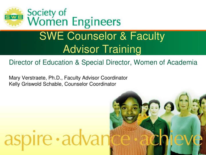 swe counselor faculty advisor training