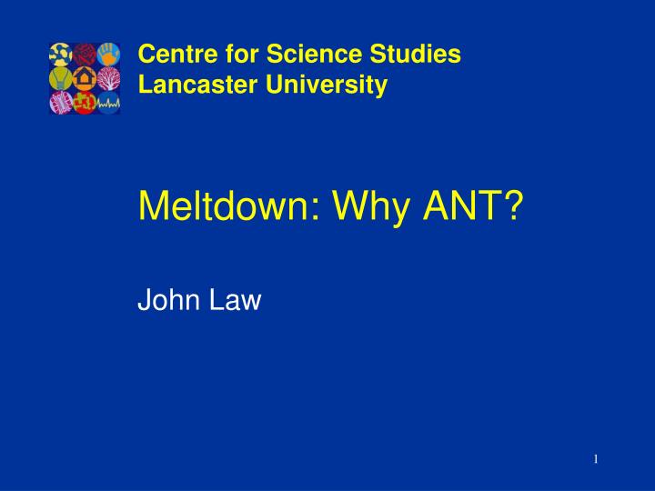 meltdown why ant