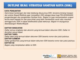 outline buku strategi sanitasi kota ssk