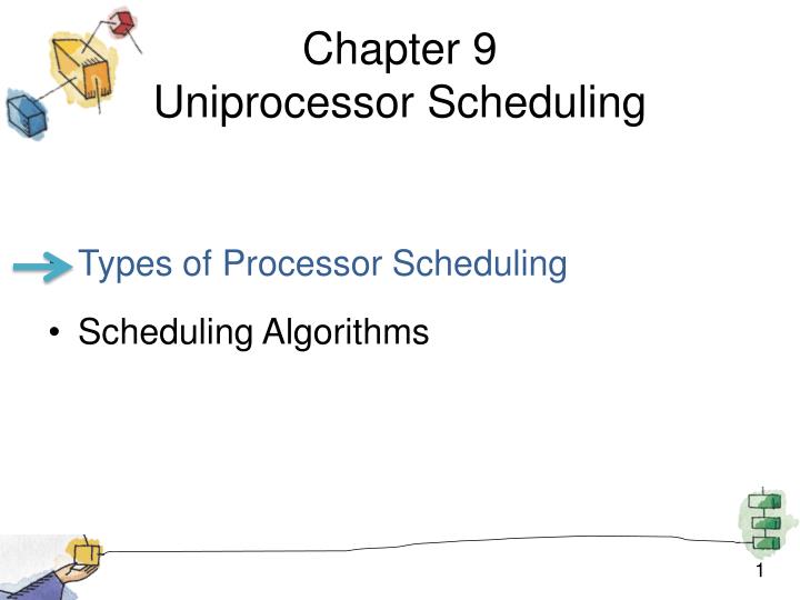 chapter 9 uniprocessor scheduling