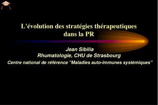 l volution des strat gies th rapeutiques dans la pr