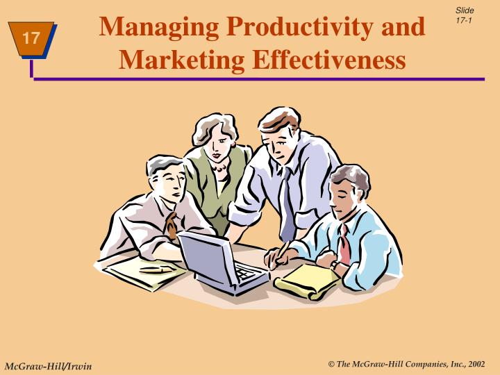 managing productivity and marketing effectiveness