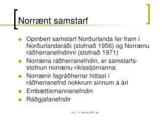 norr nt samstarf