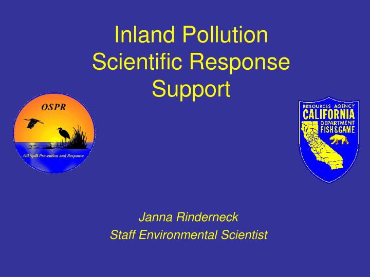 janna rinderneck staff environmental scientist