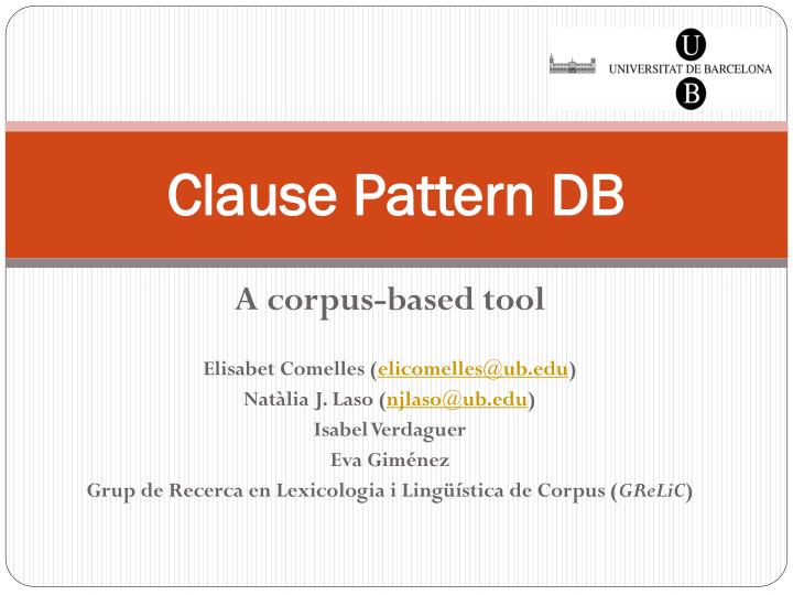 clause pattern db