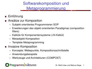 softwarekomposition und metaprogrammierung