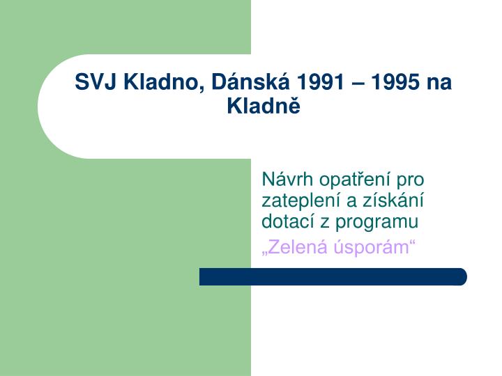 svj kladno d nsk 1991 1995 na kladn