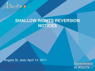 Shallow Rights Reversion Notices