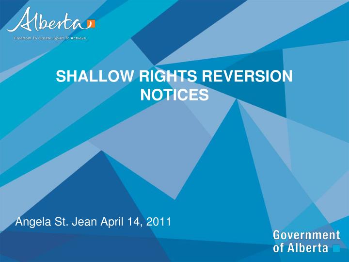 shallow rights reversion notices