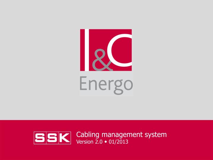 cabling management system version 2 0 0 1 2013