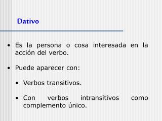 dativo