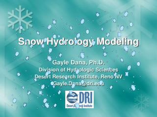 Snow Hydrology Modeling