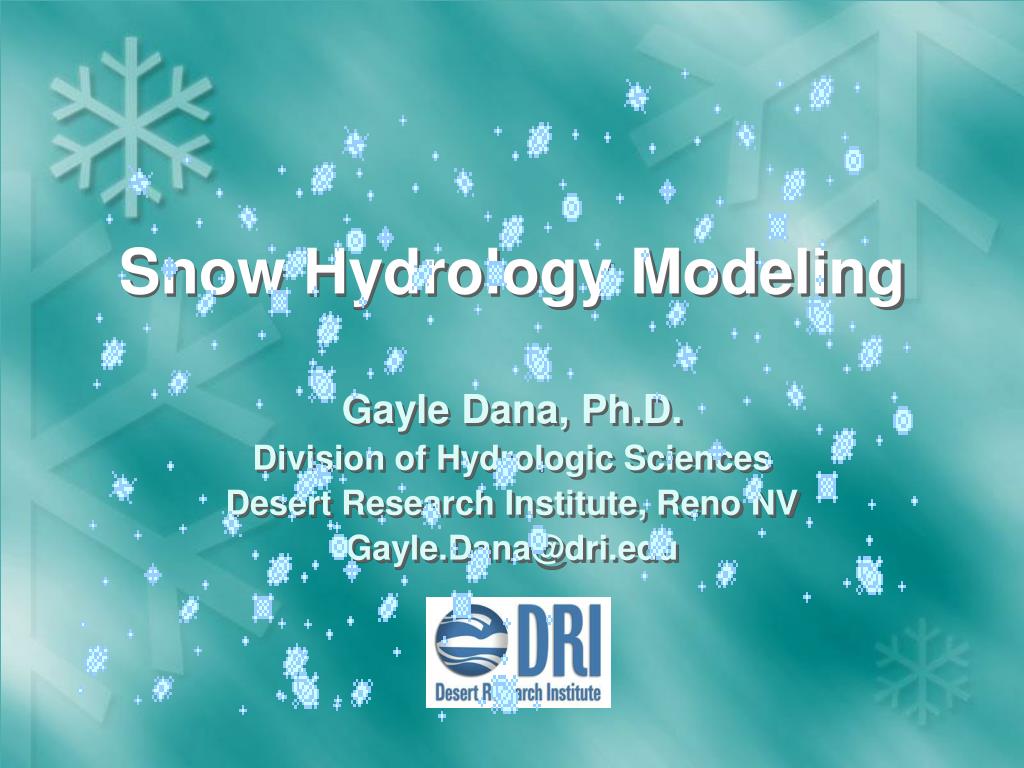 PPT - Snow Hydrology Modeling PowerPoint Presentation, free download ...
