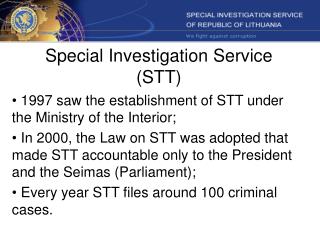 Special Investigation Service (STT)