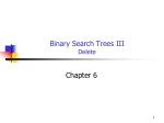 Binary Search Trees III Delete - slide 1