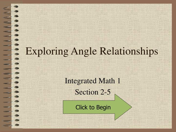 exploring angle relationships