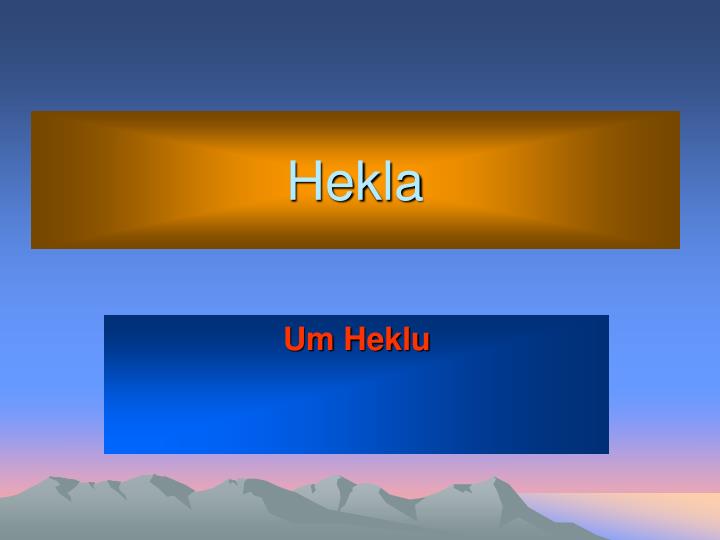 hekla