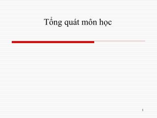 t ng qu t m n h c
