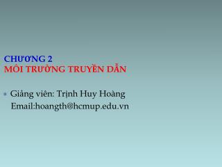 gi ng vi n tr nh huy ho ng email hoangth@hcmup edu vn