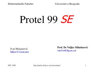 Protel 99 SE