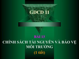 gdcd 11