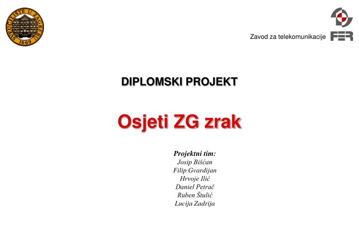 diplomski projekt osjeti zg zrak