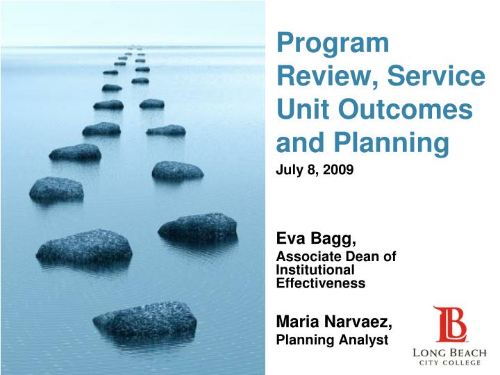 program review service unit outcomes and planning