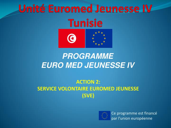 unit euromed jeunesse iv tunisie