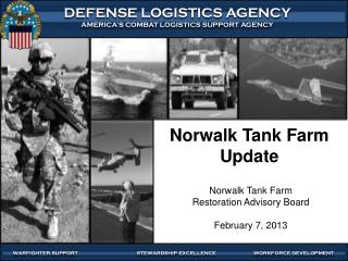 Norwalk Tank Farm Update