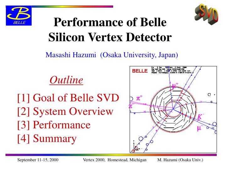 performance of belle silicon vertex detector