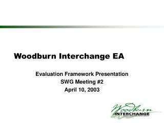 Woodburn Interchange EA