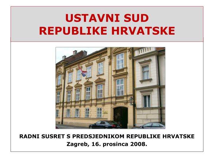 ustavni sud republike hrvatske